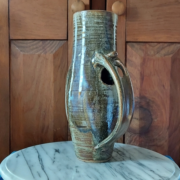 Water jug signed pottery - Picture 10 of 13